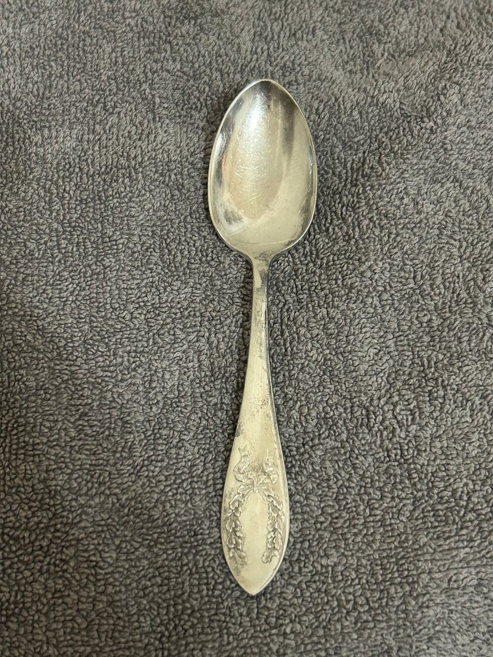 Vintage Rockford S.P. Co. Fairoaks Tablespoon Silverplate Spoon 1909 Antique